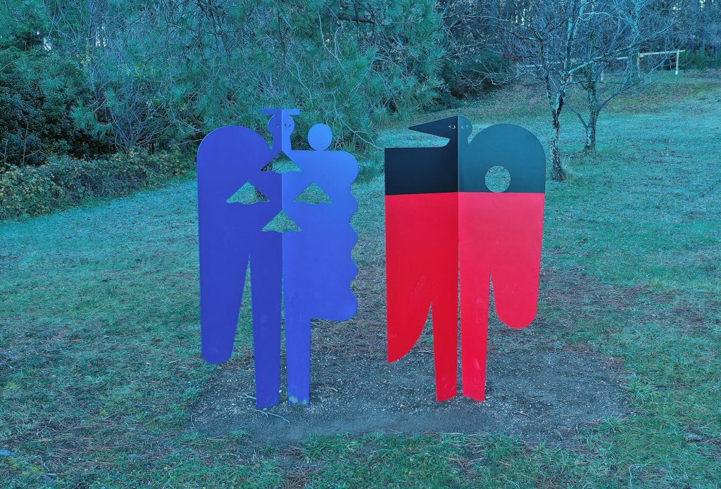 Sculpture métal - Les témoins